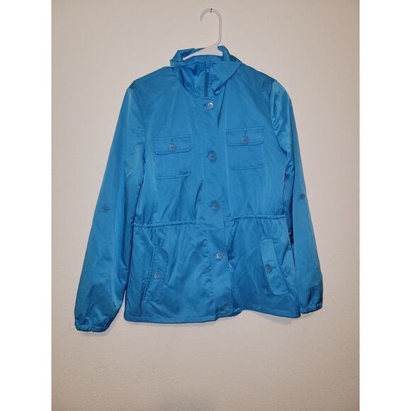 New York & Company Blue Full Zip Jacket NYC Size Medium - Picture 9 of 12